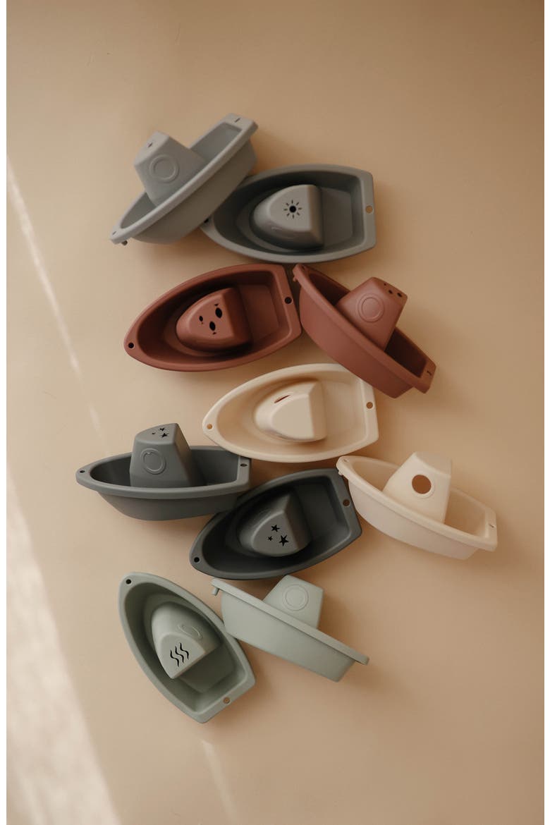 Set of 5 Bath Boats, Alternate, color, ORIGINAL