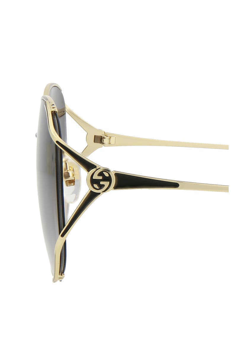 59mm Round Sunglasses, Alternate, color, GOLD GOLD GREY