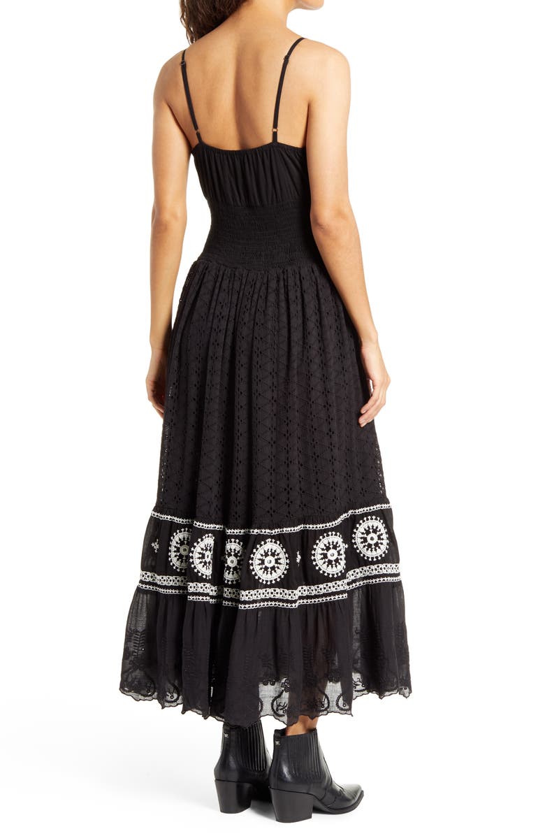 AREA STARS Callie Embroidered Maxi Dress, Alternate, color,