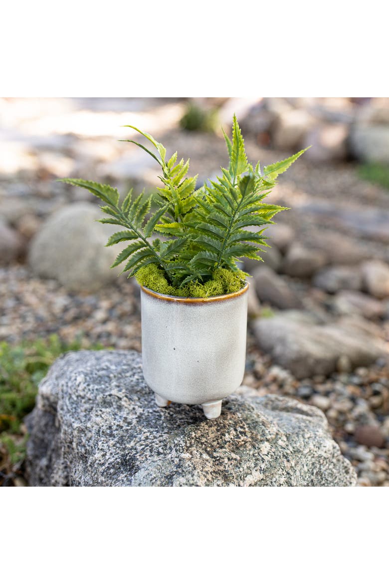Footed Planter White Porcelain, Alternate, color, White