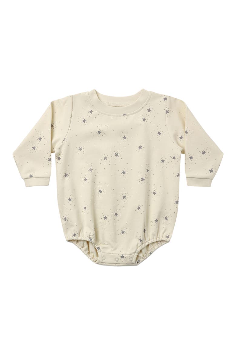 Print Stretch Organic Cotton Bubble Bodysuit, Main, color, STARDUST