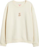 HAPPY CAMP3R Camp3y Teddy Bear Embroidered Graphic Sweatshirt