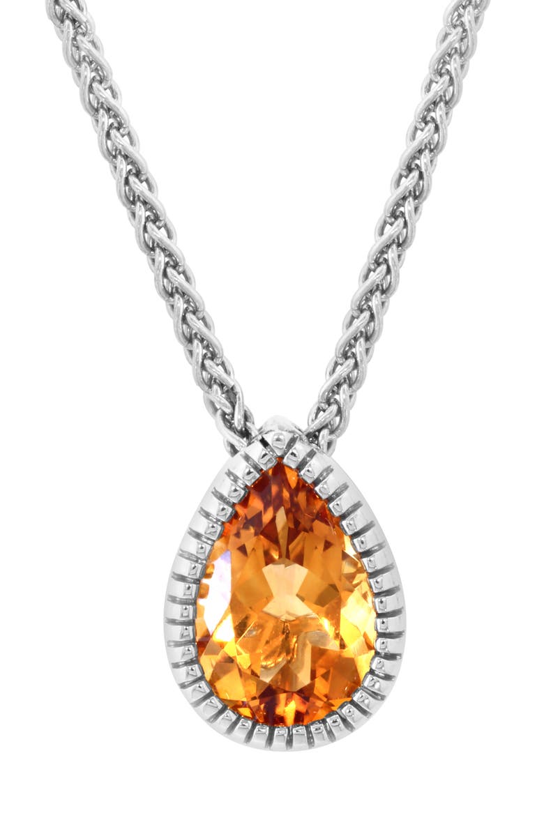 EFFY Citrine Pendant Necklace, Alternate, color, Orange