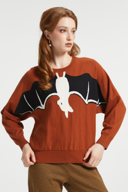 ModCloth Hangin' Around Pullover Bat Sweater