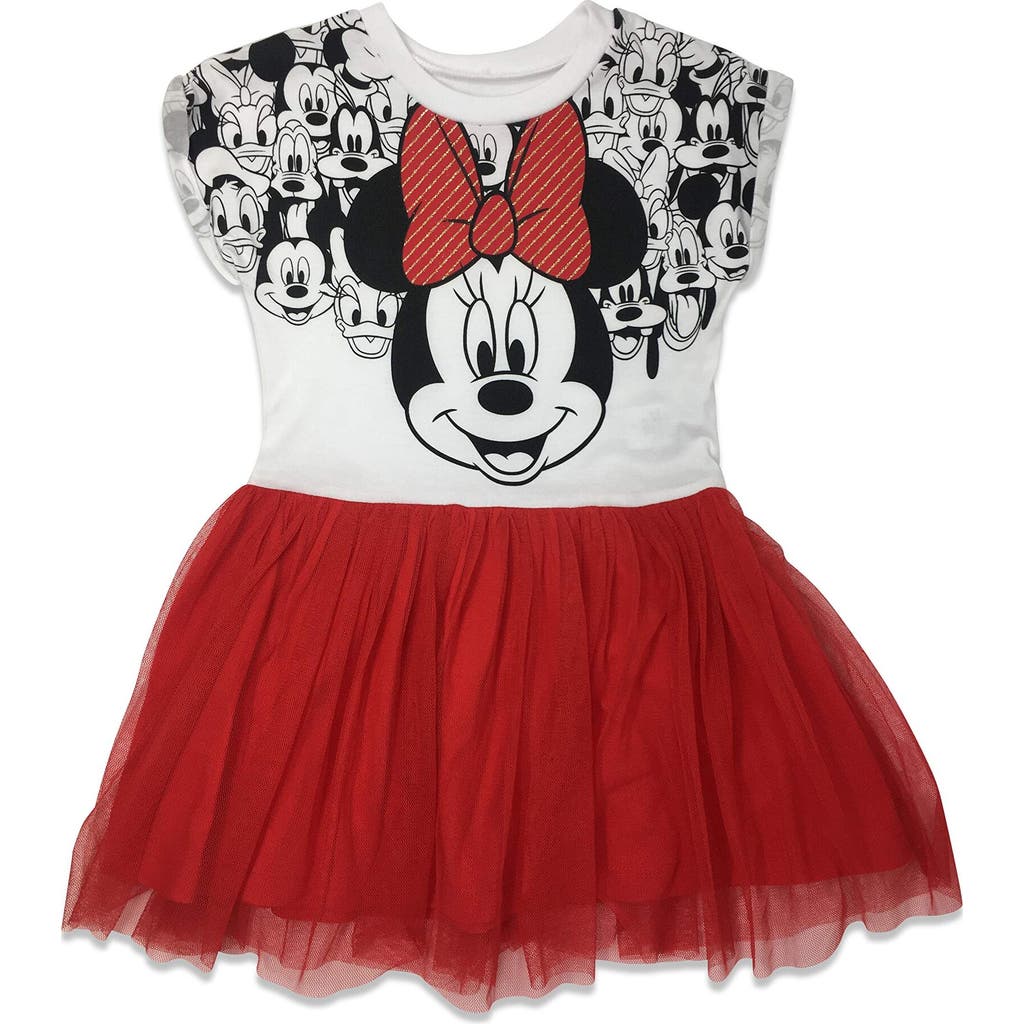 Disney Short Sleeve Tulle Dress In Multi