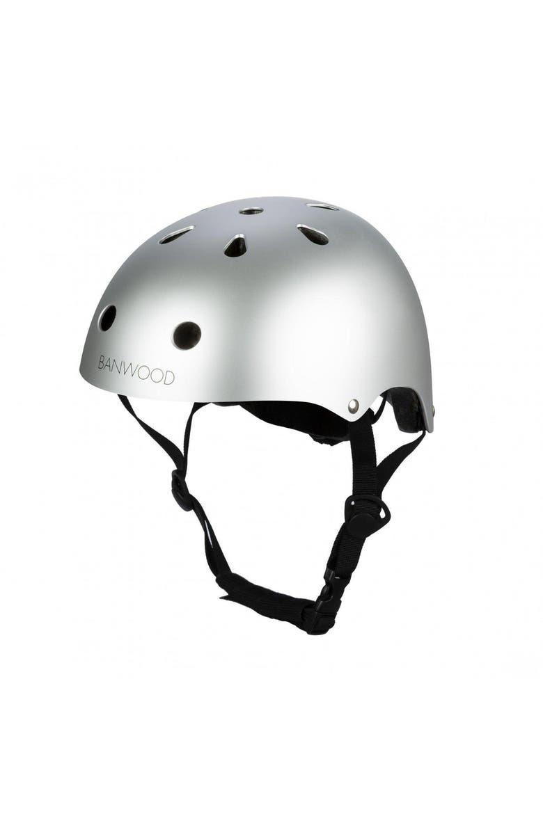 Classic Kids Bike Helmet Matte Adjustable, Main, color, Silver