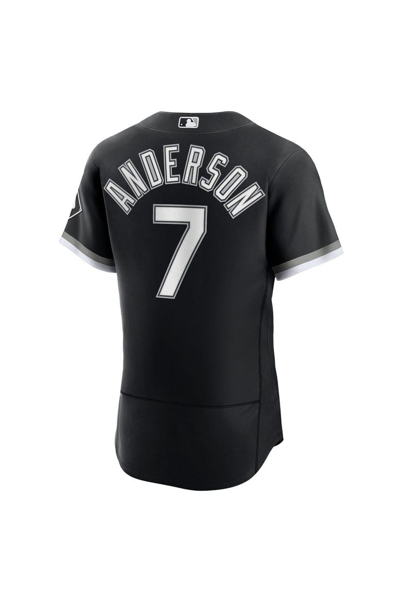 Men's Nike Tim Anderson Black Chicago White Sox Alternate Authentic Player Jersey, Alternate, color, Black