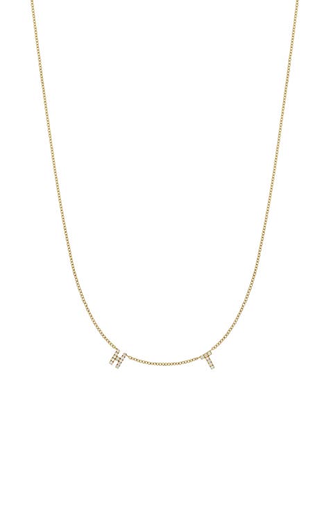 Icon Personalized Diamond Charm Necklace (Nordstrom Exclusive)