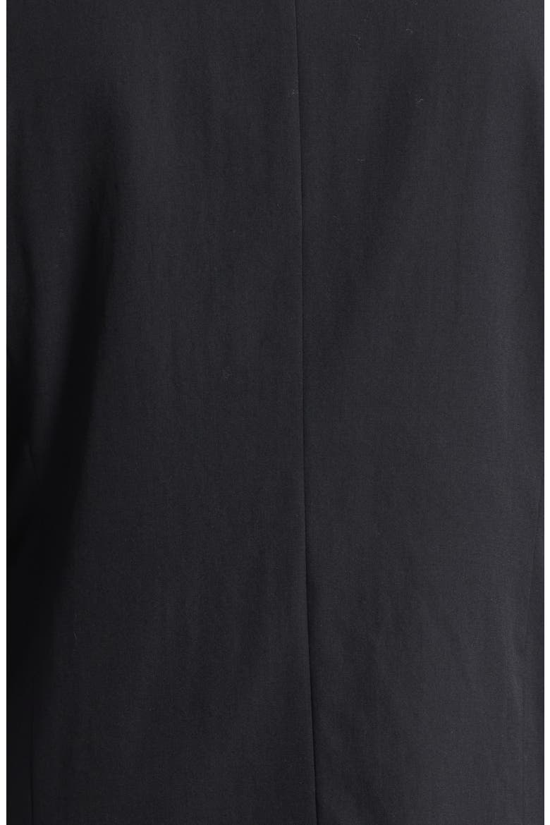 Gabardine Single Breasted Sport Coat, Alternate, color, BLACK