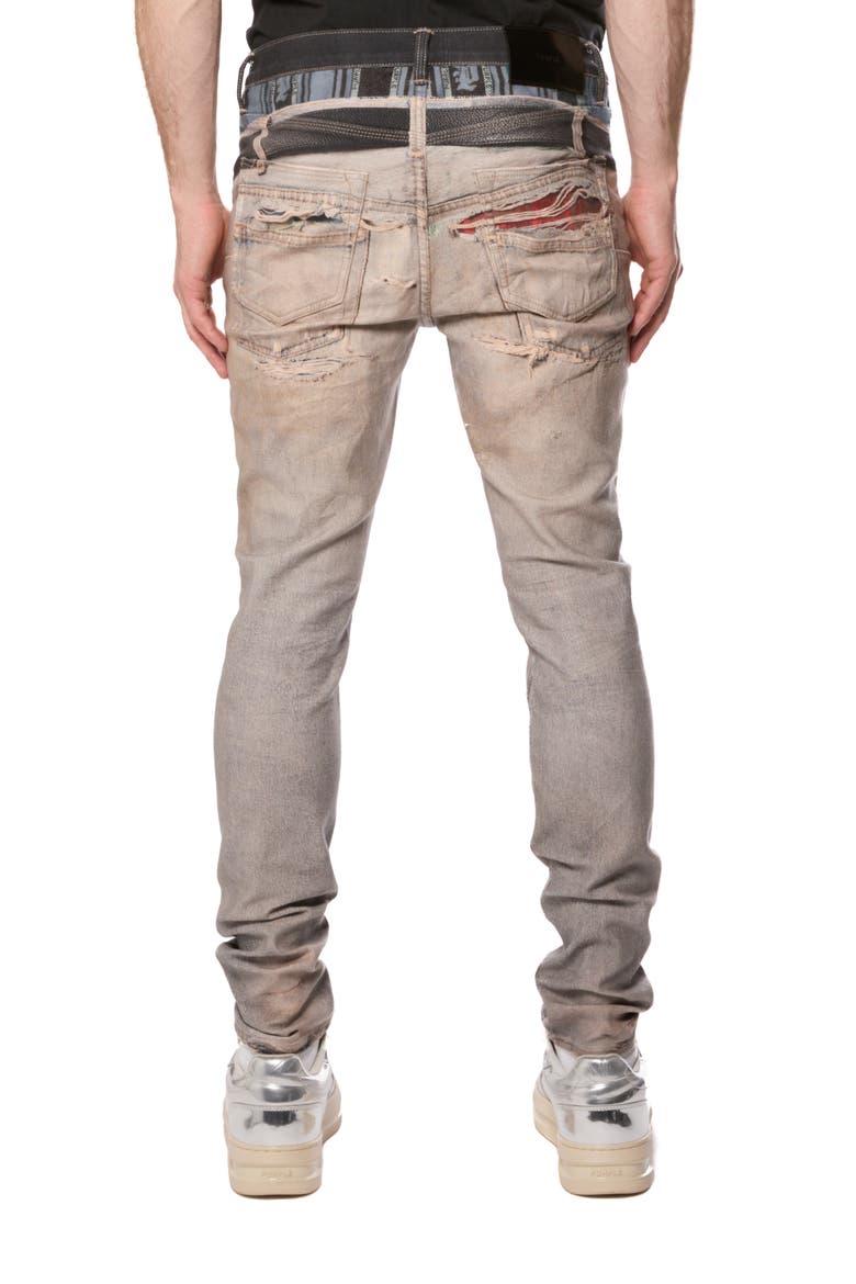 Skinny Trompe l'Oeil Boxer Jeans, Alternate, color, BLUE MULTI