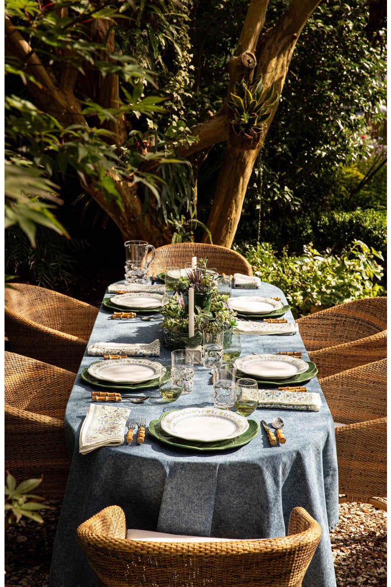 Denim Tablecloth, Alternate, color, BLUE