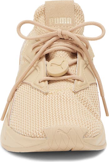 プーマ Puma Fier Nitro Tonal 38894202 ベージュ 厚底 PUMA Fier Nitro Tonal Lace Up Womens Beige Sneakers Casual