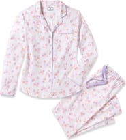 Petite Plume Seashell Print Brushed Cotton Twill Pajamas