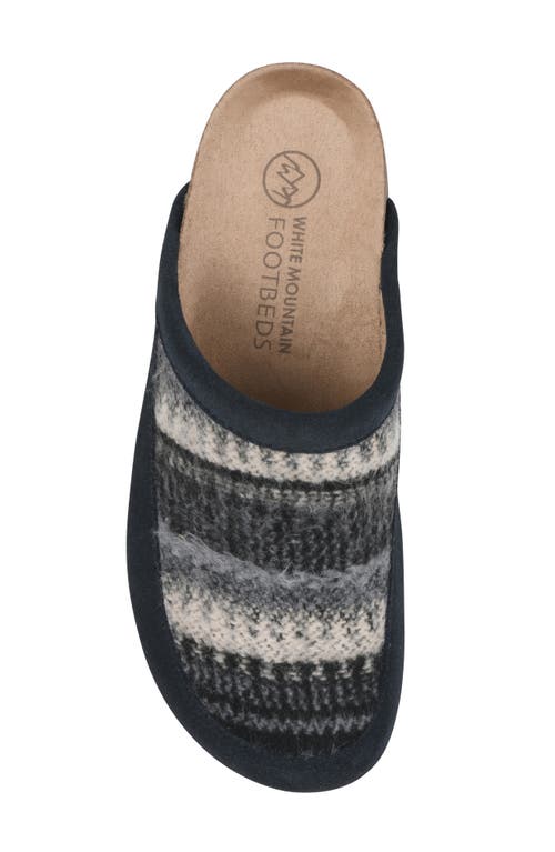 White Mountain Footwear Benday Clog In Black