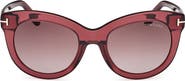 TOM FORD Odette 53mm Butterfly Sunglasses