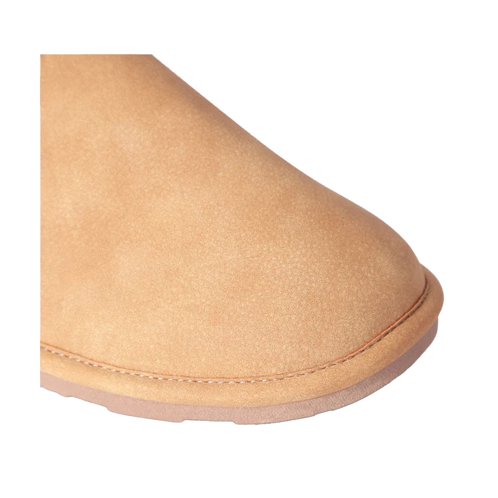 Gender Inclusive Borg Lined Slippers, Alternate, color, Beige