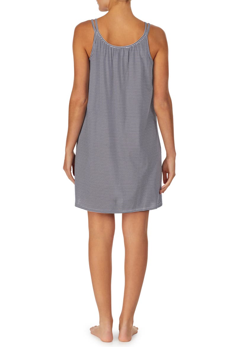 Double Strap Nightgown, Alternate, color, BLUE
