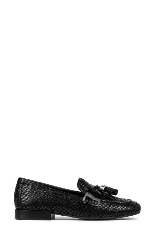 Donald Pliner Moc Toe Bit Loafer In Black