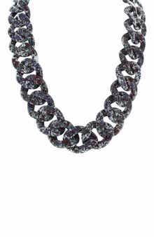OLIVIA WELLES Amelia Speckled Link Necklace