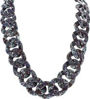 OLIVIA WELLES Amelia Speckled Link Necklace