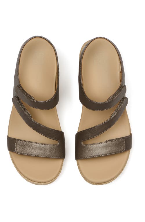 Abeo Riviera Adjustable Sandal In Fossil - Regular