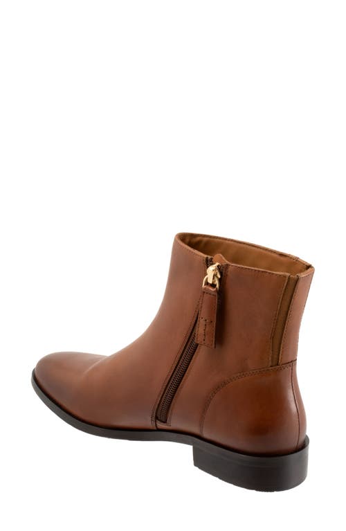 Trotters Ava Bootie In Brown