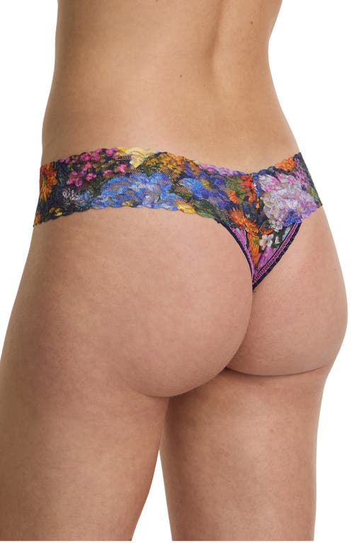 Hanky Panky Print Low Rise Thong In Multi