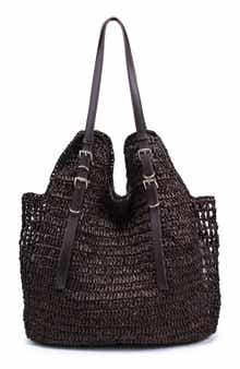 MODA LUXE Straw Tote