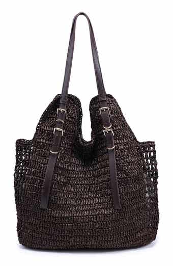 MODA LUXE Straw Tote