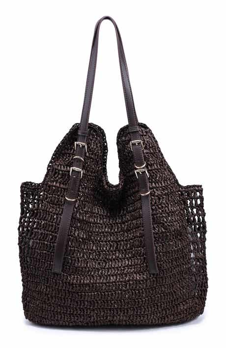 MODA LUXE Straw Tote