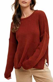 WISHLIST Drop Shoulder Sweater