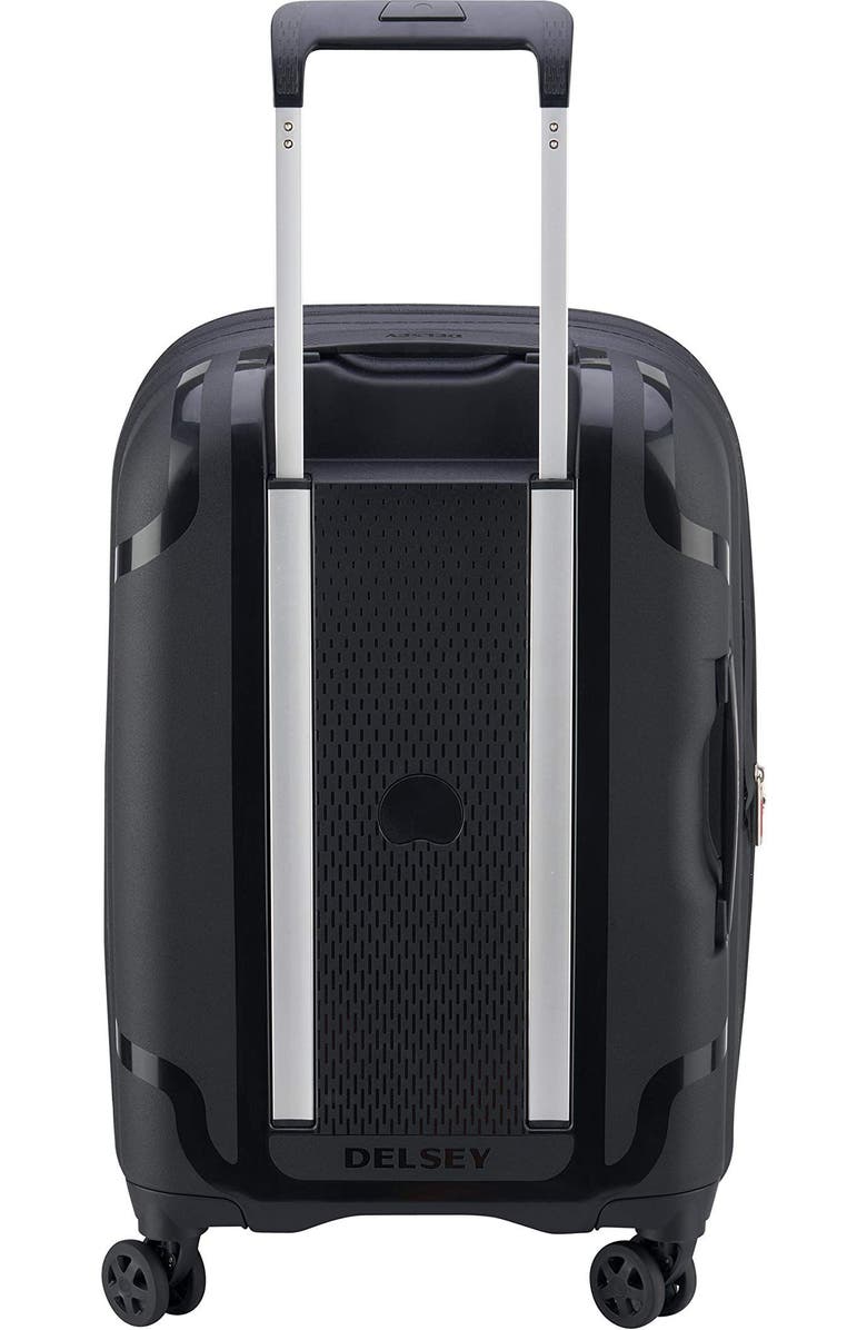Delsey Paris Clavel Hardside Carry-On Expandable Luggage with Spinner Wheels, Alternate, color, Black