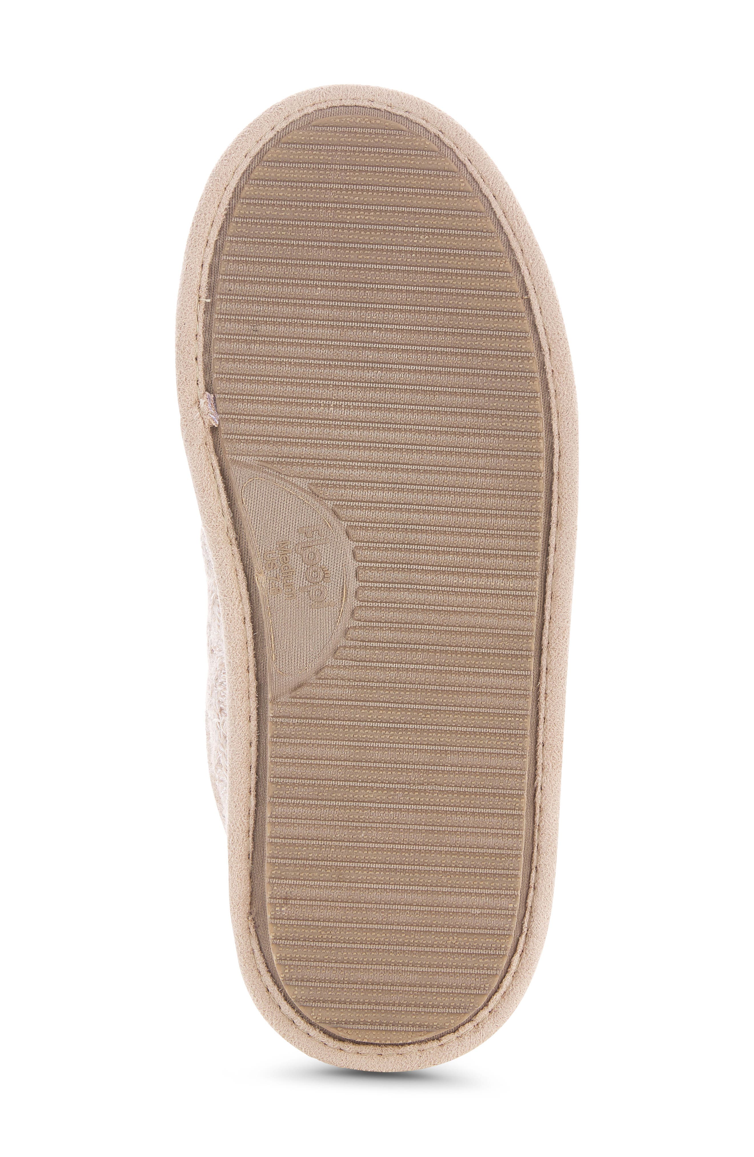 FLOOPI Isabel Lattice Knit Scuff Slipper, Alternate, color, Pink