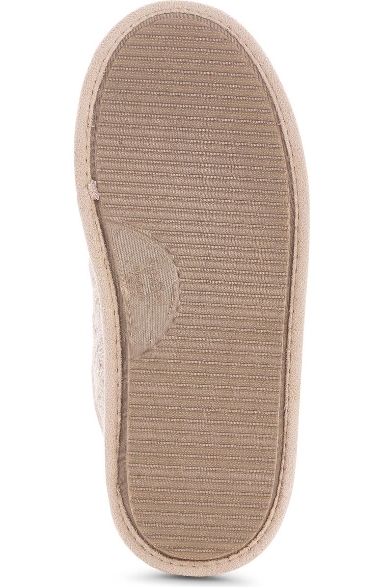 FLOOPI Isabel Lattice Knit Scuff Slipper, Alternate, color, Pink