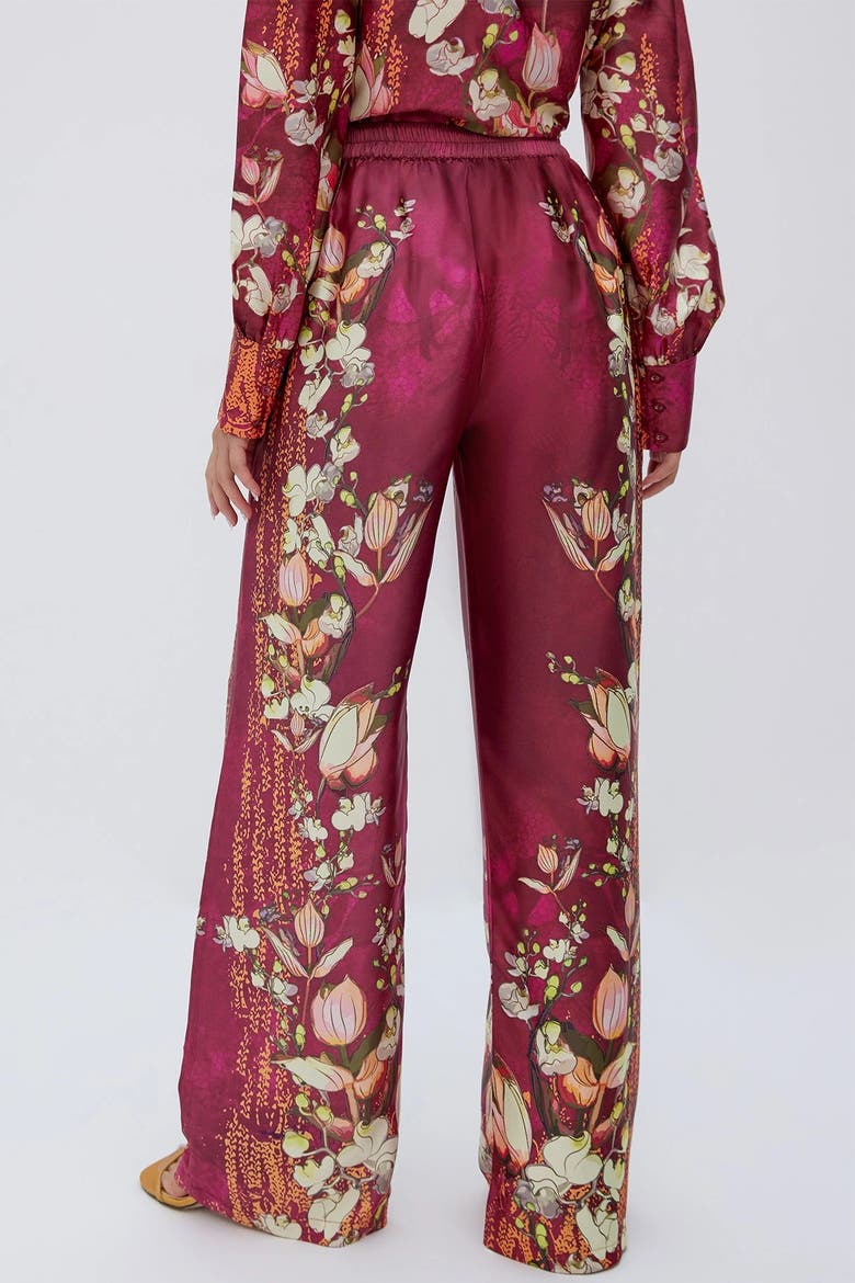 Lauren Burgundy Trousers, Alternate, color, Burgundy
