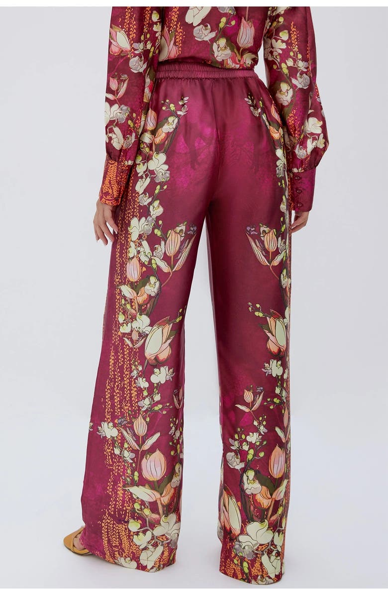 RAISHMA Lauren Burgundy Trousers, Alternate, color, Burgundy