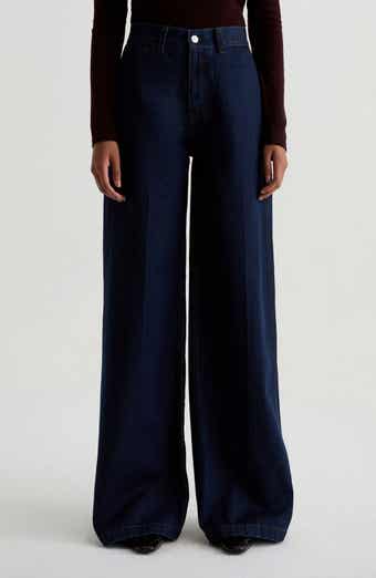AG Deven Ultra High Waist Wide Leg Trouser Jeans