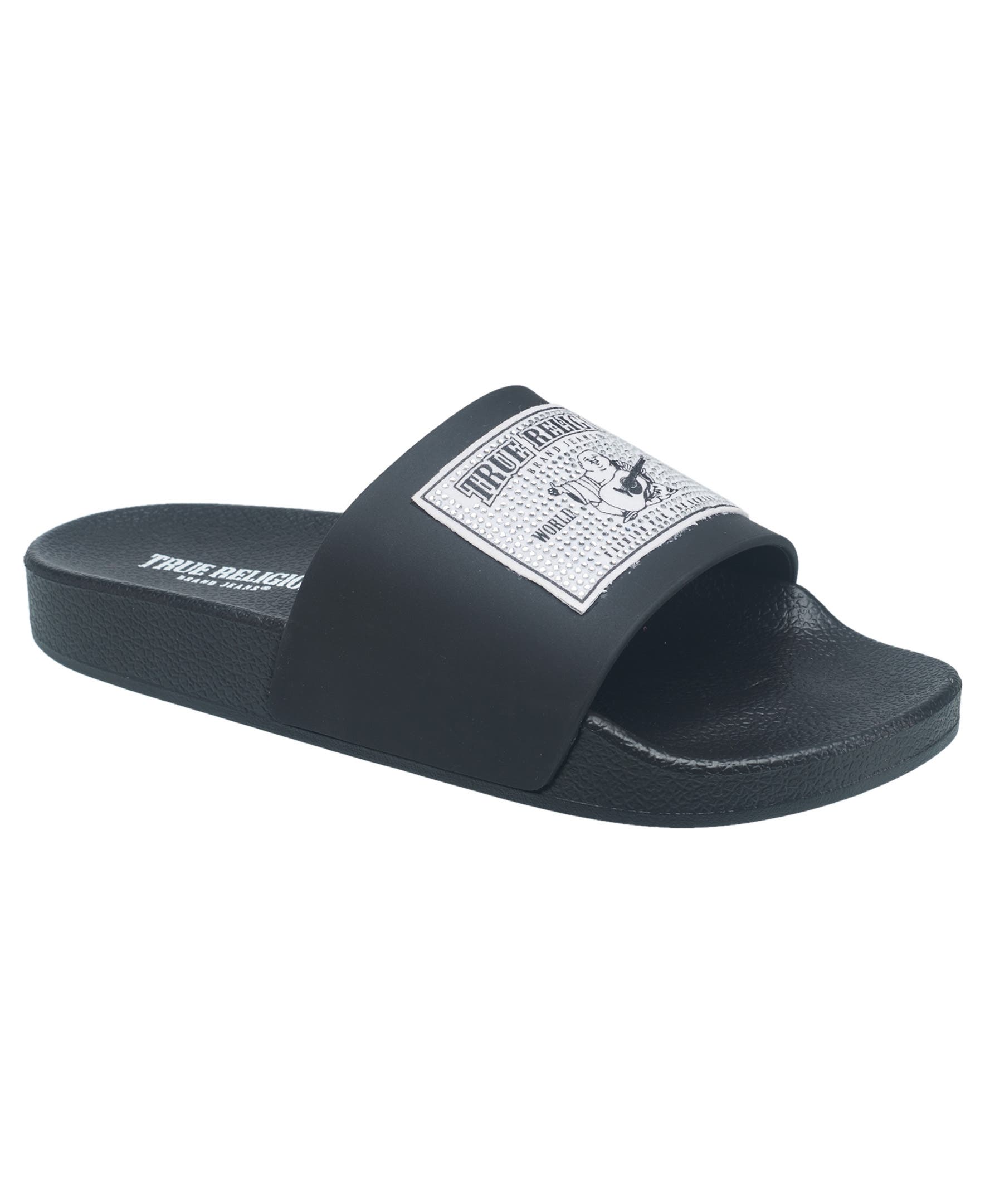 True Religion Kendra Pool Slide, Main, color, Black
