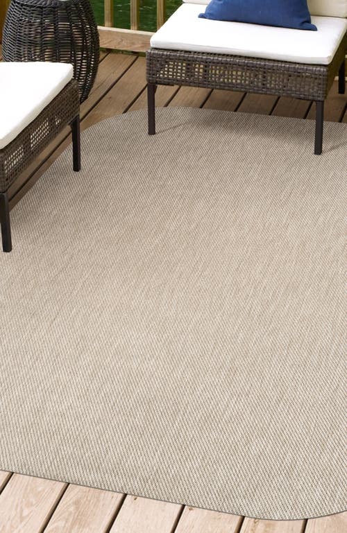 Jonathan Y Miles Modern Minimalist Radius Corner Solid Indoor/outdoor Shaped Area Rug