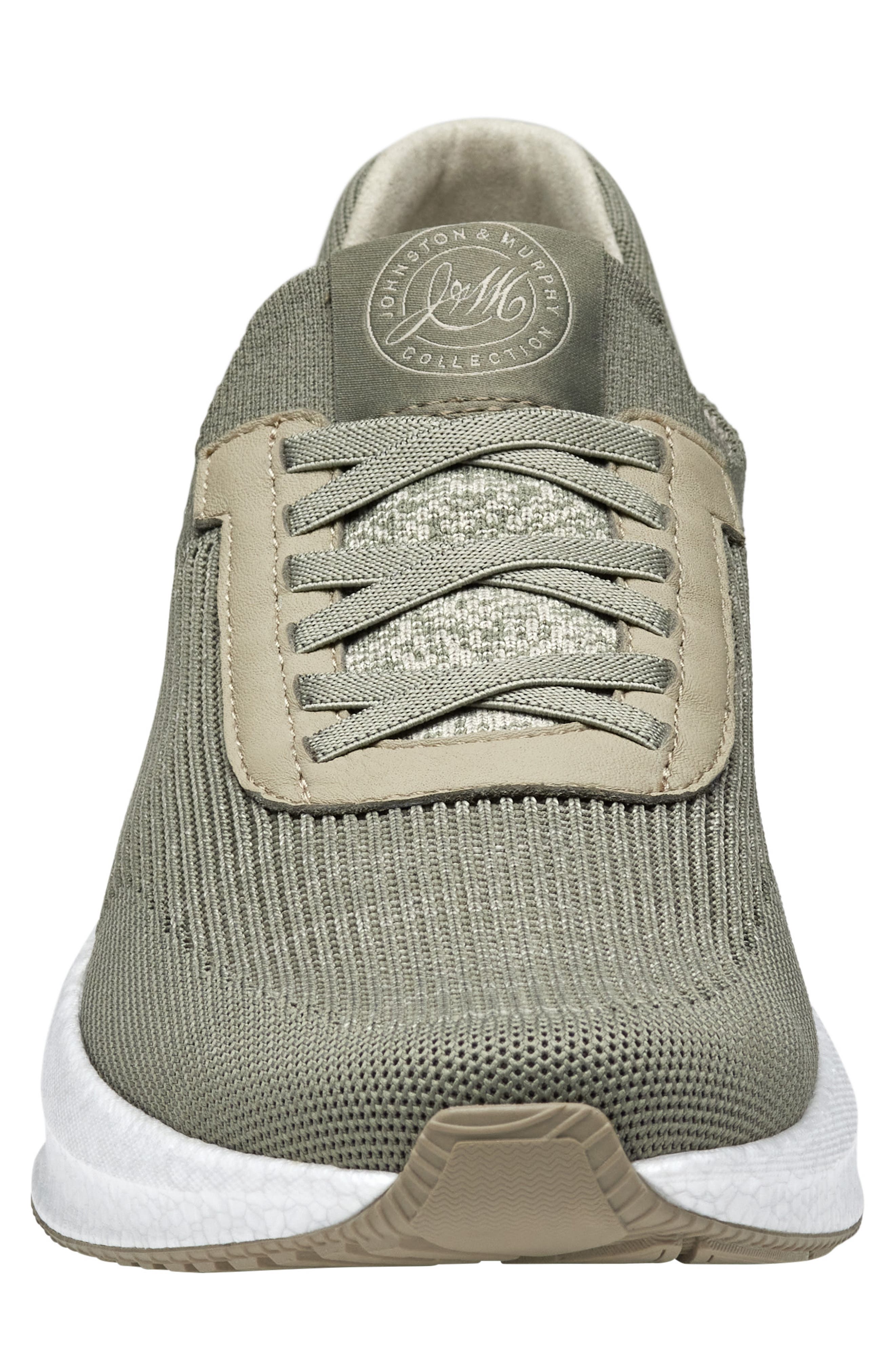 Johnston & Murphy Briley Knit Sneaker, Alternate, color, Taupe Knit