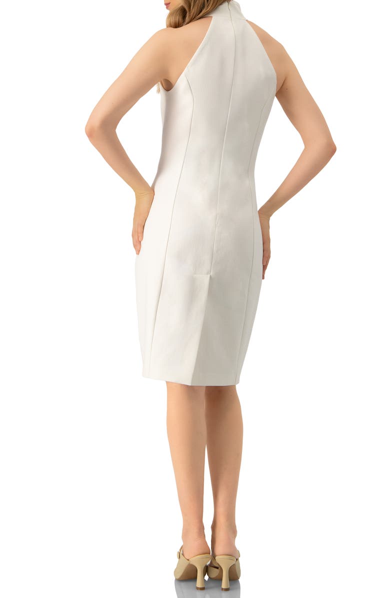 IVONNE High Neck Cotton Mini Dress, Alternate, color, Ivory