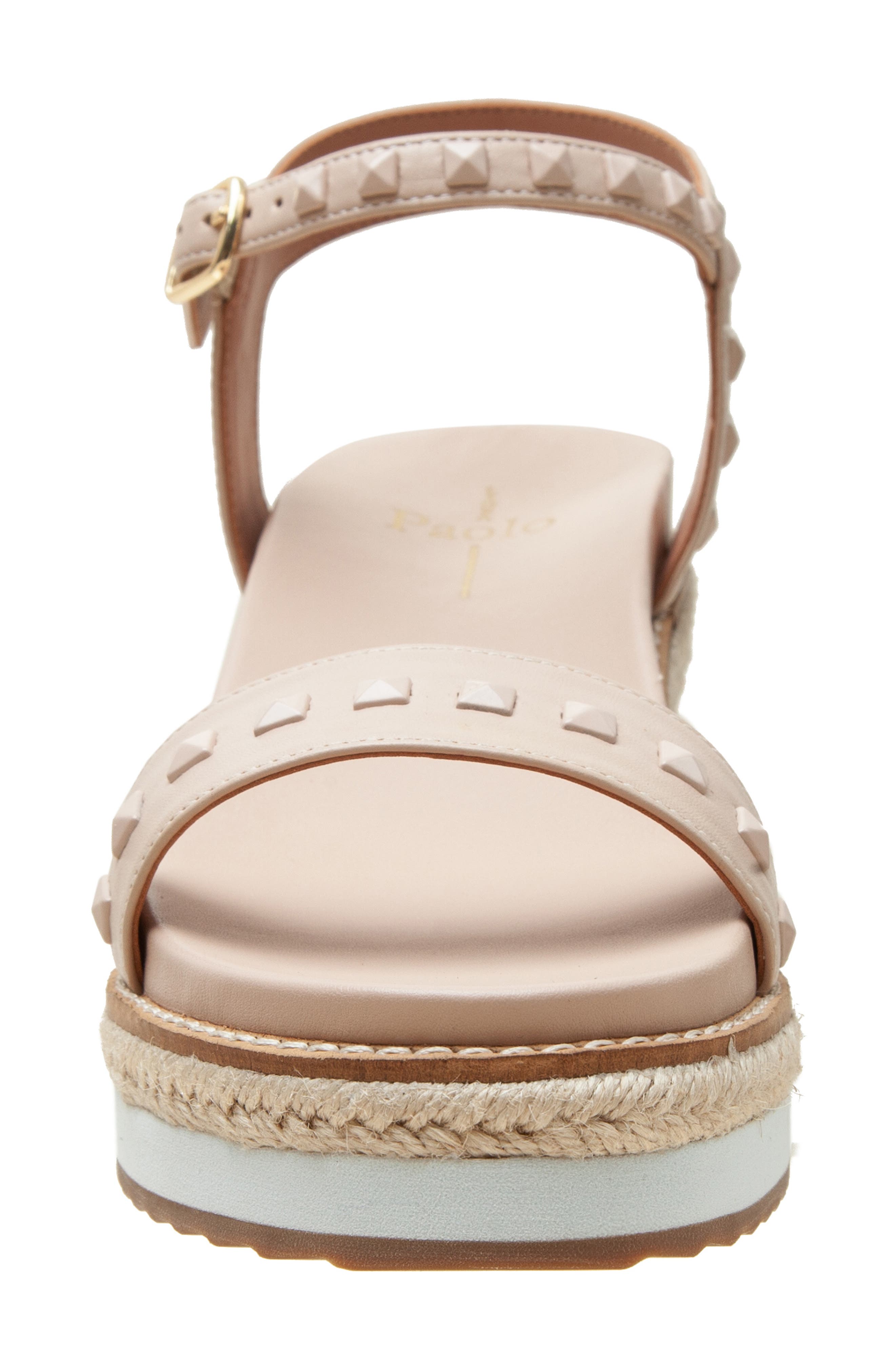 Linea Paolo Vichi Ankle Strap Espadrille Platform Wedge Sandal, Alternate, color, Blush Pink