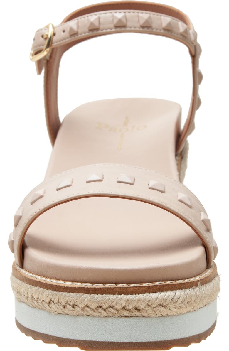 Linea Paolo Vichi Ankle Strap Espadrille Platform Wedge Sandal, Alternate, color, Blush Pink