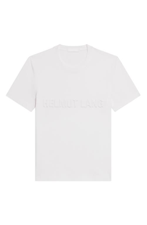 Helmut Lang Embossed Logo T-shirt