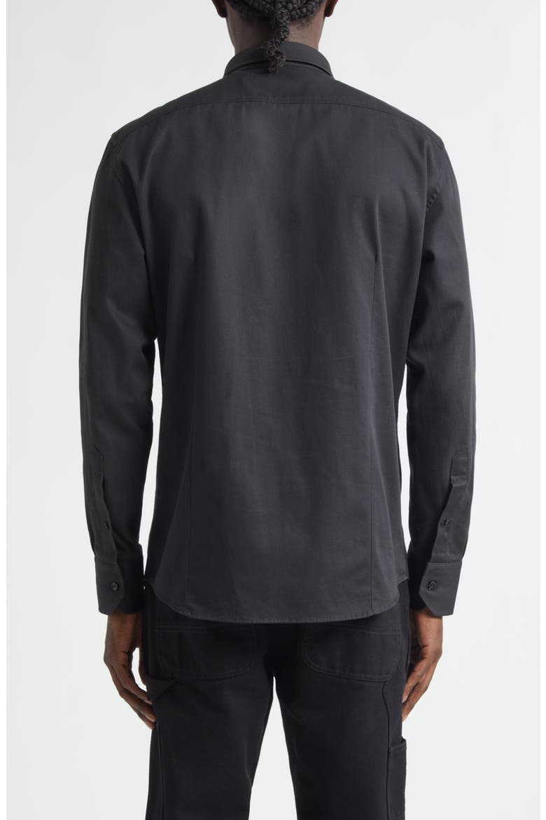 Stabb Unbreakable Zip Shirt, Alternate, color, BLACK