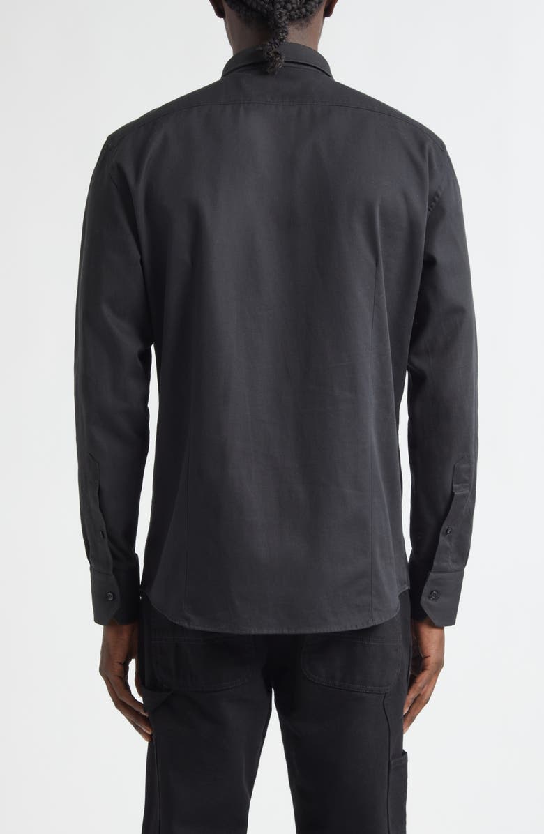 JKEEFER Stabb Unbreakable Zip Shirt, Alternate, color, Black