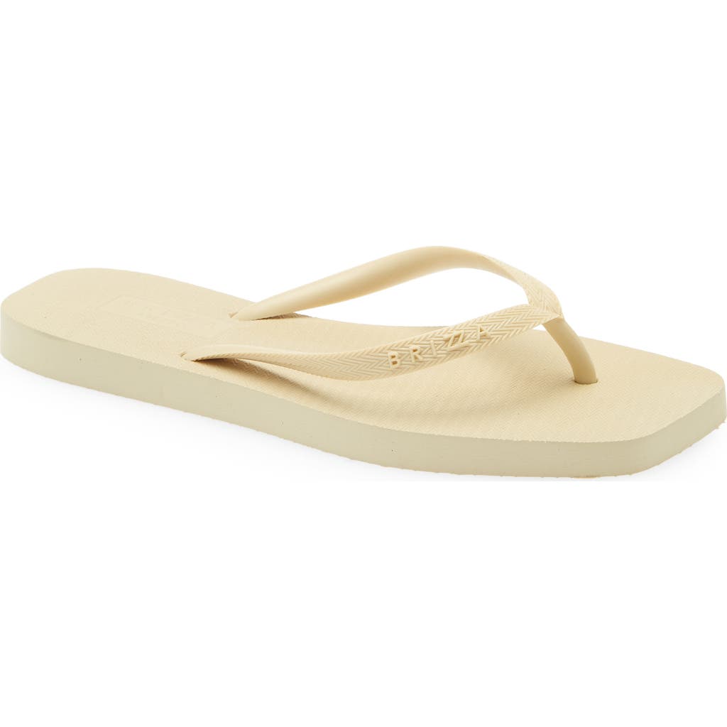 Brizza Flip Flop in Cream at Nordstrom, Size Medium