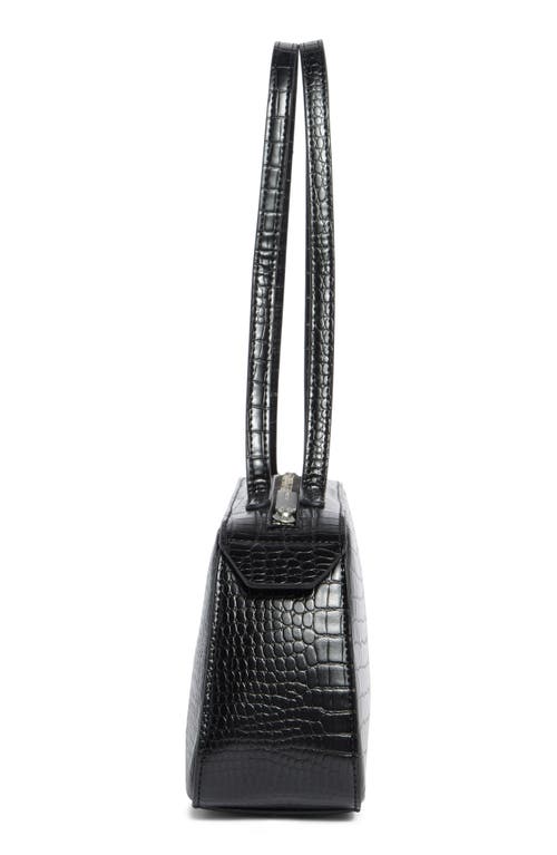 Bcbg Minimalist East West Shoulder Bag In Black