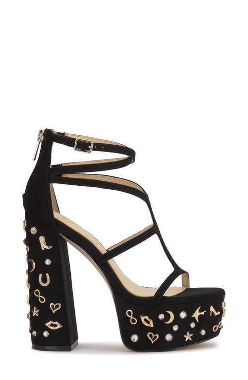 Jessica Simpson Aamina 2 Strappy Platform Sandal In Black