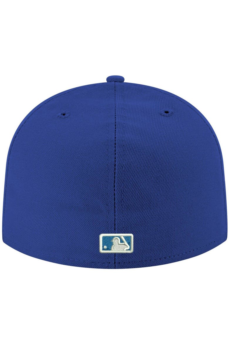 Men's New Era Royal Chicago Cubs White Logo 59FIFTY Fitted Hat, Alternate, color, Royal